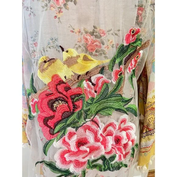 Aratta Silent Journey Nature's Love Shirt Top Medium - Picture 6 of 9